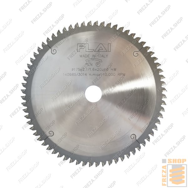Пильный диск HM 175x2,1/1,6x20 z=68 для штапикореза Haffner (FLAI, Италия)