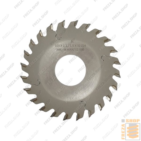 Пильный диск HM 103x2,1/1,5x32 z=24 для штапикореза Wegoma правый (Flai, Италия)