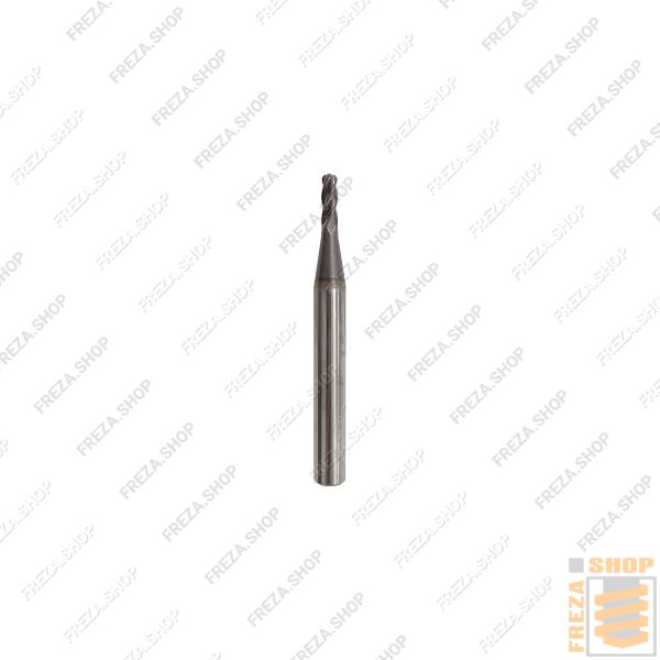 Фреза концевая HM 4x11x57x6 z=4 TiAlN Radius r=2 DIN6527L R-N фаска, Guhring