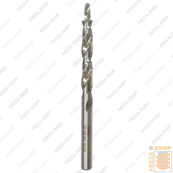 Сверло комбинированное HSS 4,3x11/8x117, z=2  180гр. цилиндрическое зенкерование, Wemaro