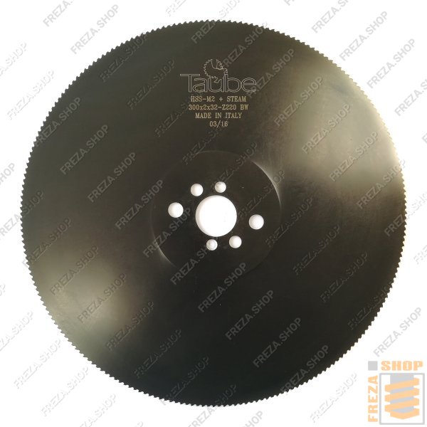 Фреза дисковая HSS DMo5 300x2,0x32 z=220 BW Vapo (2/8/45+2/11/63) по стали, (Taube, Италия)