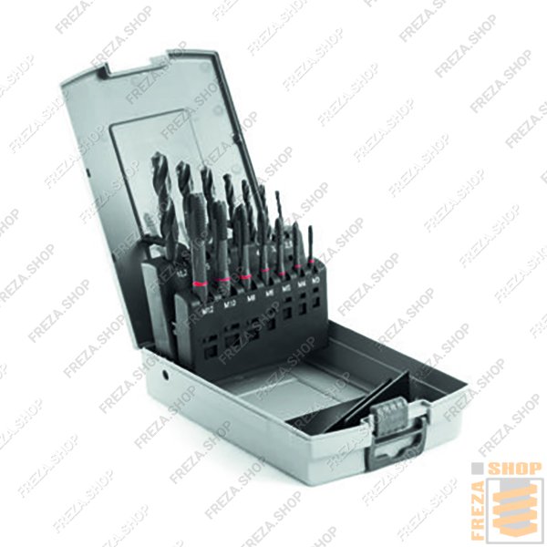 Набор сверл KIT CL104, 1-13x0,5, 25шт. (Carmon, Италия)