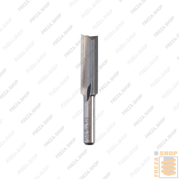 Фреза концевая HSS 12x40x75x8 z=2 прямые кромки UPVC, Wemaro