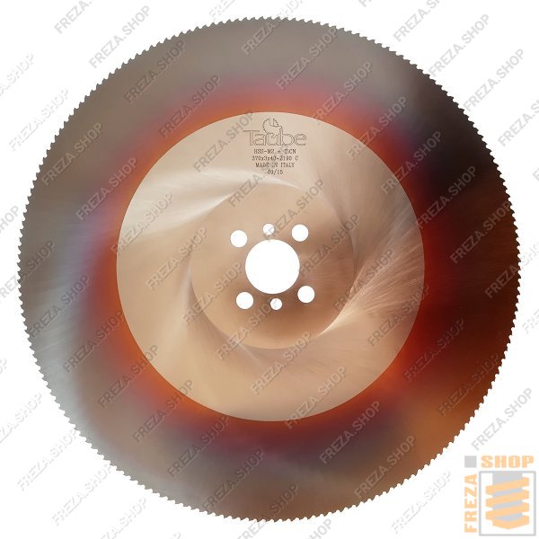 Фреза дисковая HSS DMo5 370x3,0x40 z=190 С(HZ) TiCN (2/8/55+4/12/64) для толстых труб, (Taube, Италия)