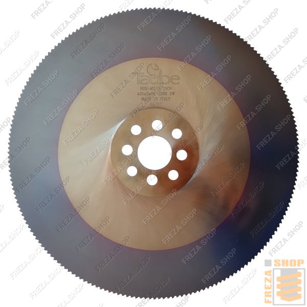 Фреза дисковая HSS DMo5 425x3,0x50 z=200 BW TiCN (4/15/80) по стали, (Taube, Италия)