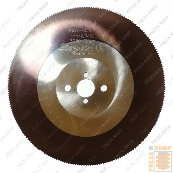 Фреза дисковая HSS Co5% 275x2,0x32 z=220 BW TiALN (2/8/45+2/11/63) для нержавеющей стали, (Taube, Италия)