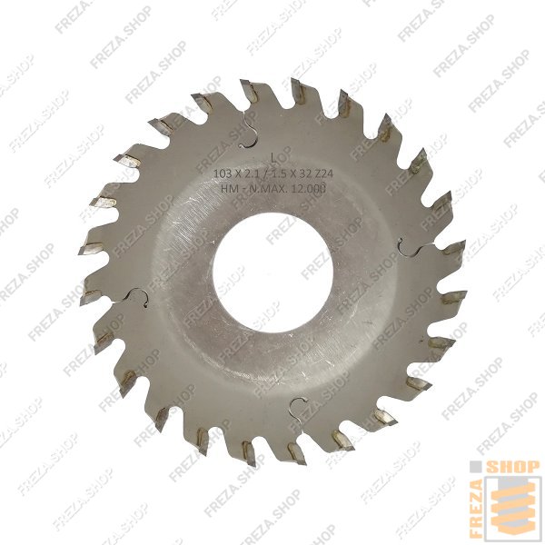 Пильный диск HM 103x2,1/1,5x32 z=24 для штапикореза Wegoma левый (Flai, Италия)