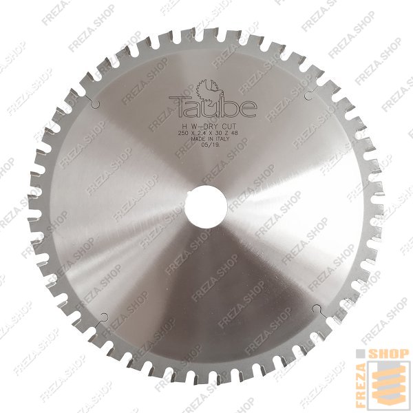 Диск по металлу MG 250x2,4/1,8x30 z=48 (Taube, Италия)