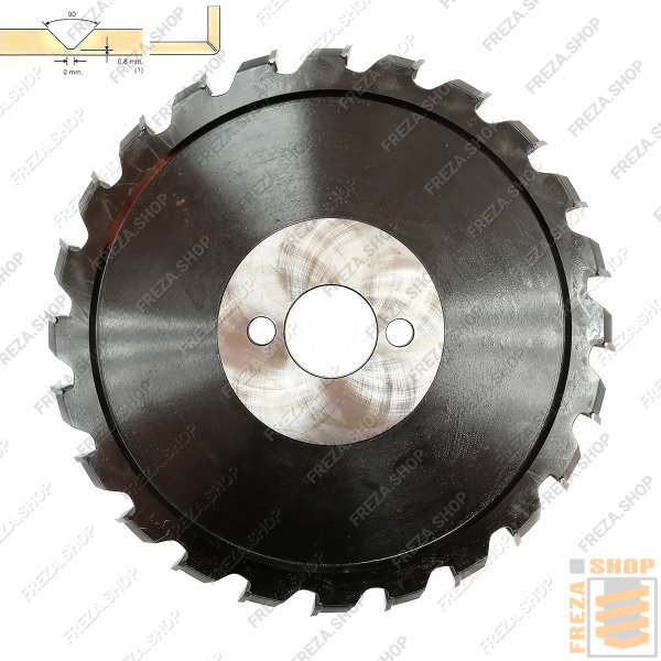 Фреза дисковая HM 250x14x40 z=24 90°градусов для BRICO GMC (2/12/60)