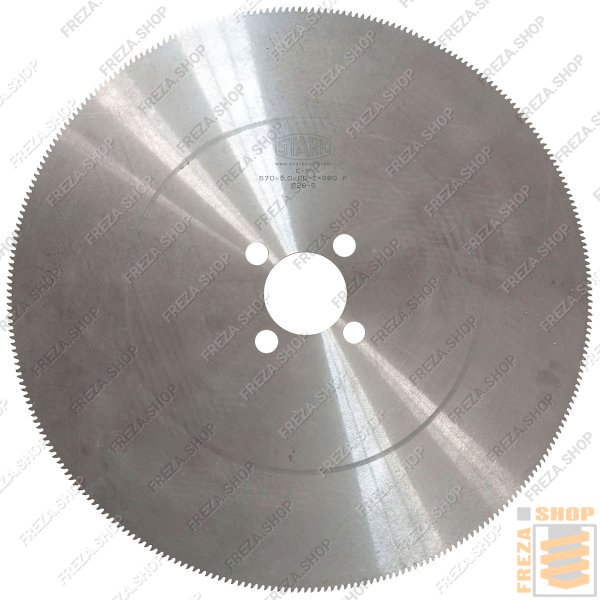 Пильный диск CrV 570x5,0x80 z=280 T=6,5 4/22,3/120 T=6 Parrot (Kinkelder)