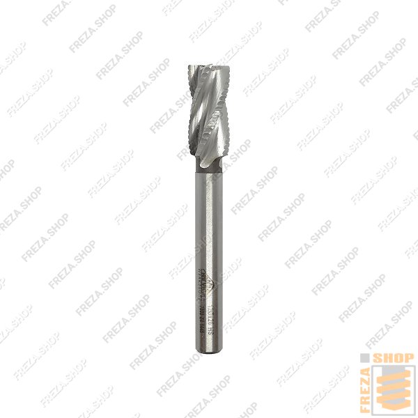 Фреза концевая HSS 12x26x83x8 z=4 ребристая TiAln, Wemaro 