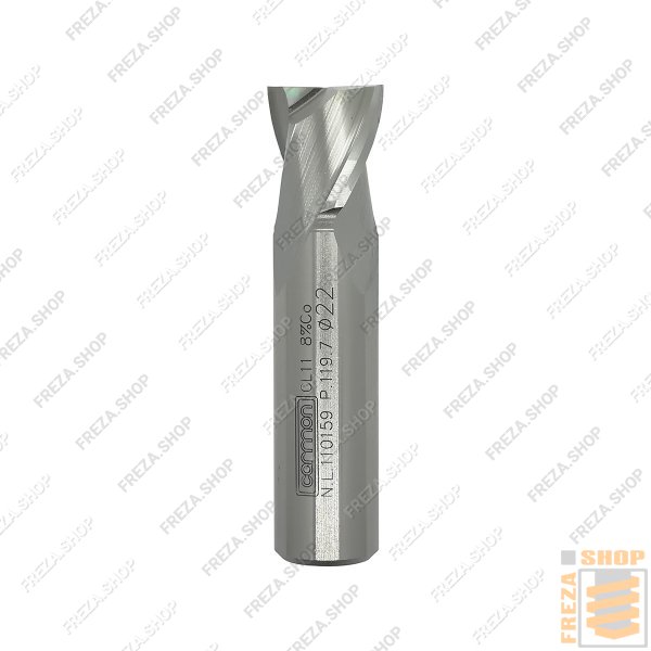 Фреза концевая HSS Co8% 22x22x88x20 z=2 CL11 (CARMON, Италия)