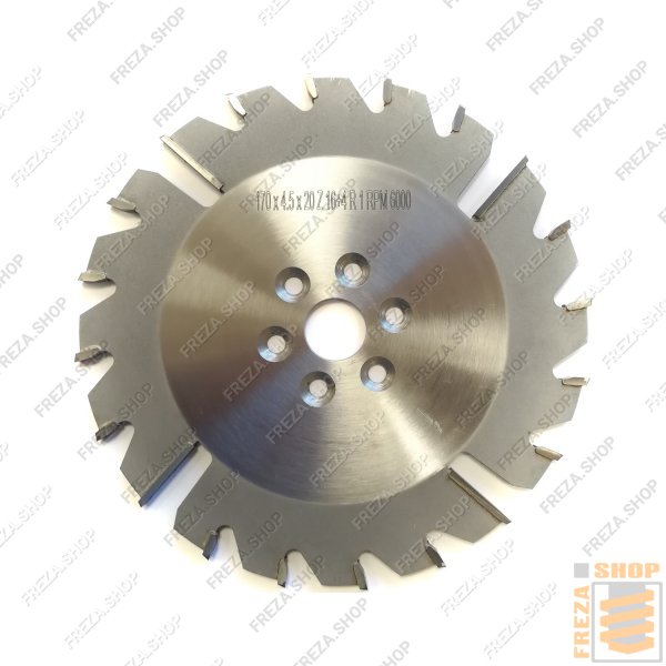 Фреза дисковая HM 170x4,5/3,2x20 z=12+4R, 6/6/40, LH Rotox