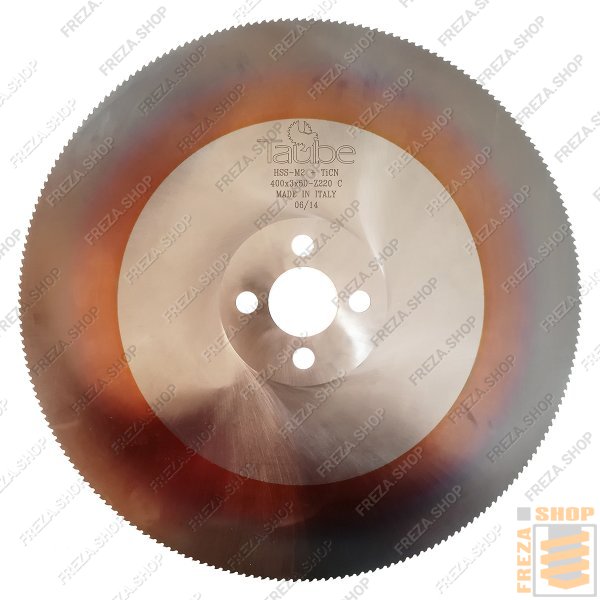 Фреза дисковая HSS DMo5 400x3,0x50 z=220 С(HZ) TiCN (4/15/80),(Taube, Италия)