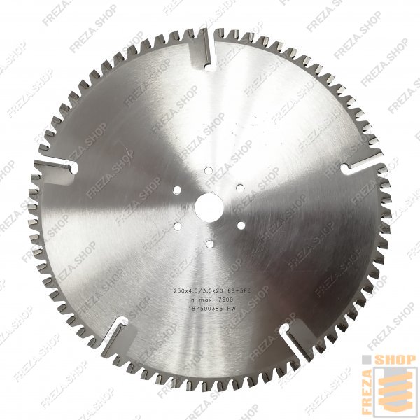 Фреза дисковая HM 250x4,5/3,5x20 z=68+5FZ Sturtz, radius (6/5/50), Wemaro
