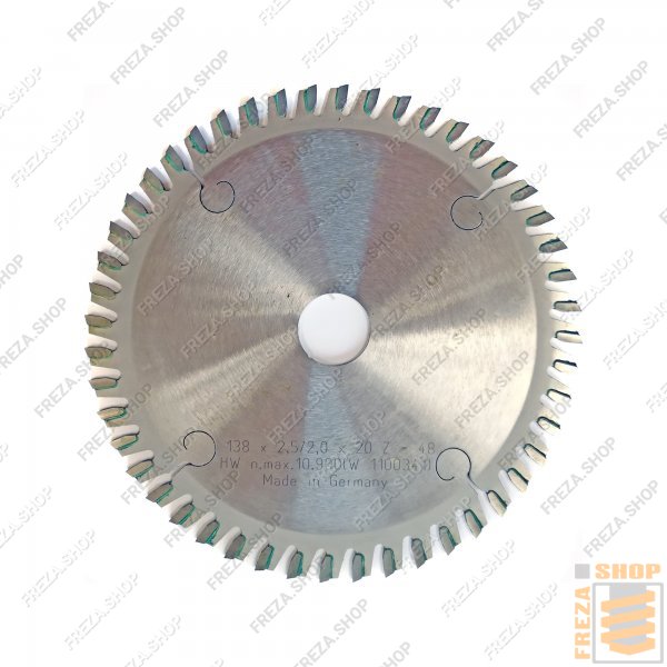 Пильный диск HM 138x2,5x20 z=48 pos. GLZ 419 Rotox (Wemaro, Германия)