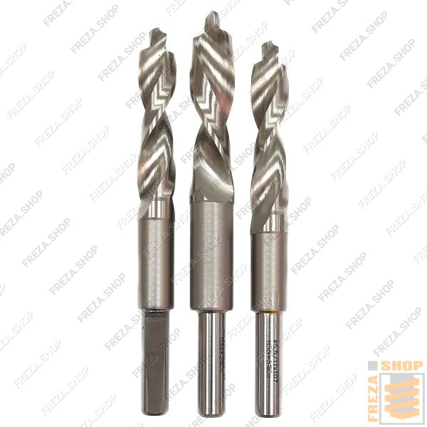 Комплект сверл KABAN HSS+Co5% 11R/107-13L/115-11R/110 с лыской для 4050 (CARMON, Италия)