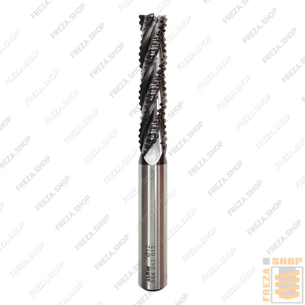 Фреза концевая HSS 12x53x110x12 z=4 плоская/ребристая с фаской, Wemaro