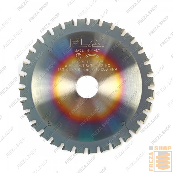 Диск по металлу MG 180x2,4/1,8x30 z=32 (FLAI, Италия)