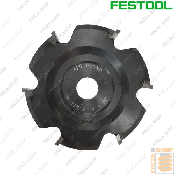 Фреза дисковая HM 118x14x20 z=6 90°градусов для Festool фрезера PF1200, Wemaro