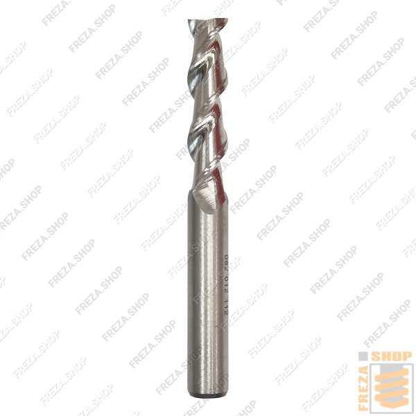 Фреза концевая HSS 12x53x110x12 z=2 фаска 180°AL/PVC, Wemaro