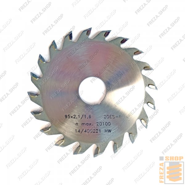 Пильный диск HM 95x2,1/1,6x20 z=20 для штапикореза Haffner/Rapid, правый (Wemaro, Германия)