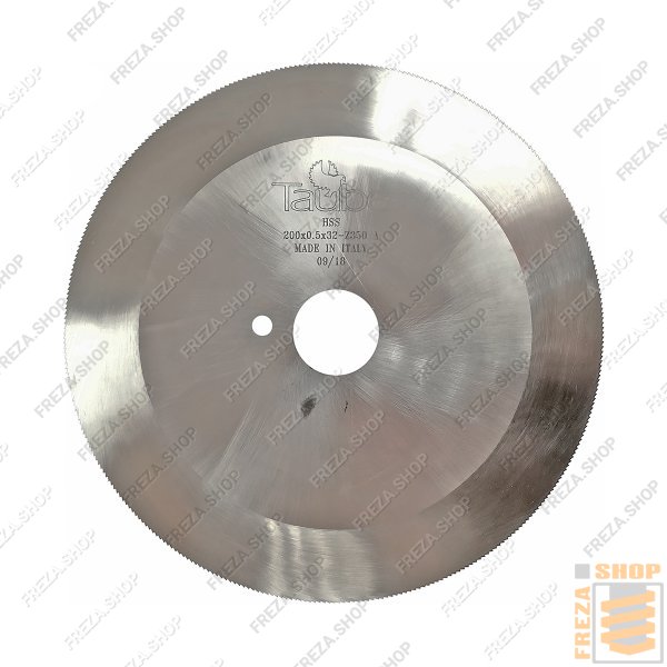 Фреза дисковая HSS DMo5 200x0,5x32 z=350 A (1/7/27) для дистанционной рамки (Taube, Италия)