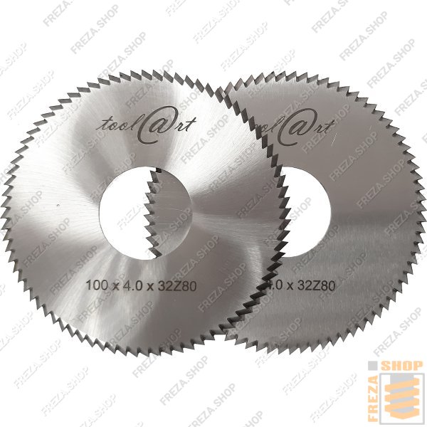 Комплект подрезных дисков HSS 100x4,0x32 z=80 для Elumatec, левый+правый