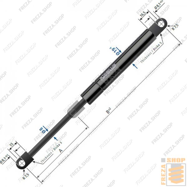 Газ-лифт для Elite 1P/3PC 500N