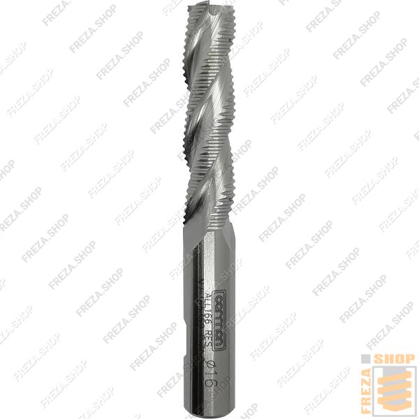 Фреза концевая HSS Co8% 16x63x123x16 z=3 ALL166 WR с фаской (CARMON, Италия)