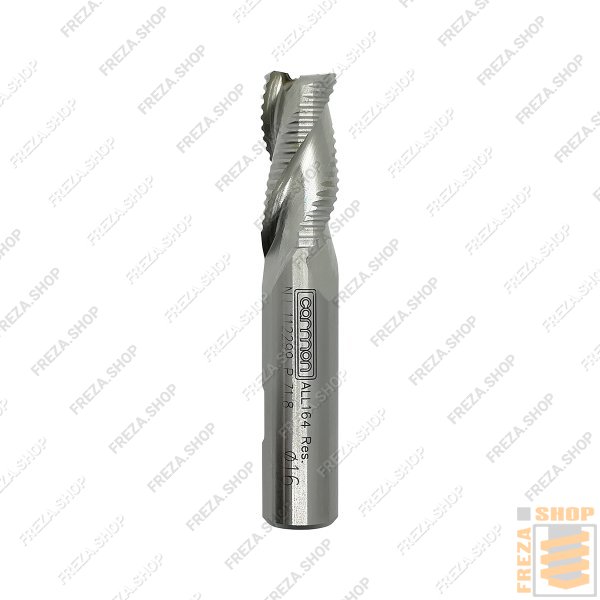Фреза концевая HSS Co8% 16x32x92x16 z=3 WR ALL164 ребристая с фаской (CARMON, Италия)
