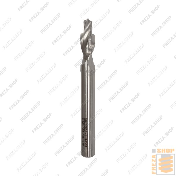Сверло комбинированное HSS 6,5x10/10,5x35x95x10 Co8% z=2 с лыской для петель (Carmon)