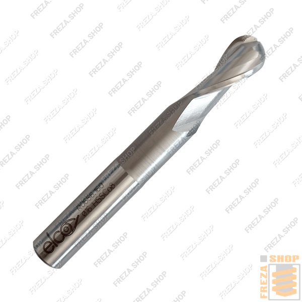 Фреза концевая HSS 16x32/75x123x16 z=2 R=8 Co8% h6 25°, Elco