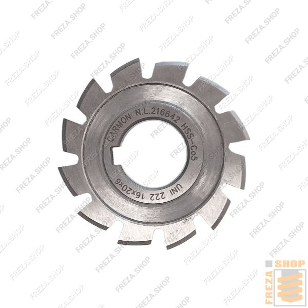 Фреза дисковая UNI 222 63x8x22 z=12 16x20x6 b=4, Carmon
