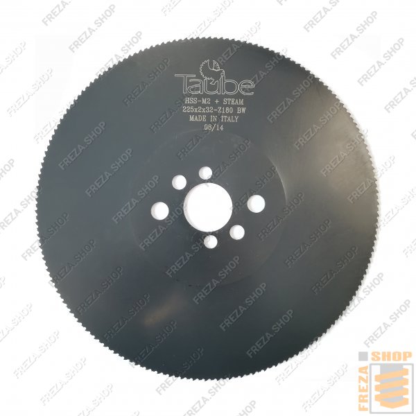 Фреза дисковая HSS DMo5 225x2,0x32 z=180 BW Vapo (2/8/45+2/9/50+2/11/63) по стали,(Taube, Италия)
