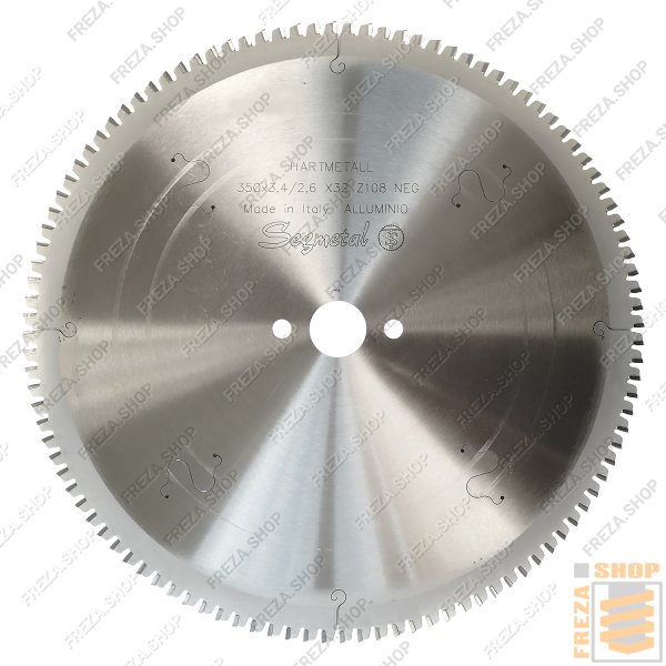 Пильный диск HM 350x3,4/2,6x32 z=108 для Tronzadoras MG GAA350 (Klein, Италия)