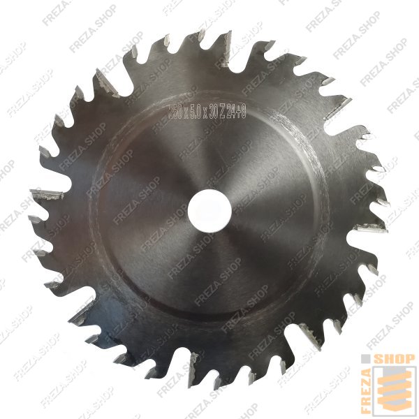 Фреза дисковая HM 250x5,0/4,0x30 z=24+8R FWF для KMW, Haffner