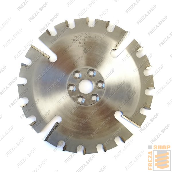 Фреза дисковая HM 190x4,5/3,2x20 z=16+4R RH radius (6/6/40), Rotox
