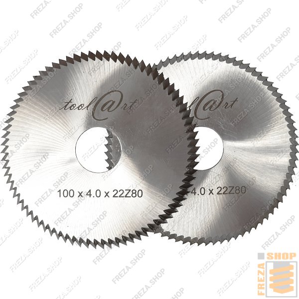 Комплект подрезных дисков HSS 100x4,0x22 z=80 для Ozcelik, Penmak, левый+правый