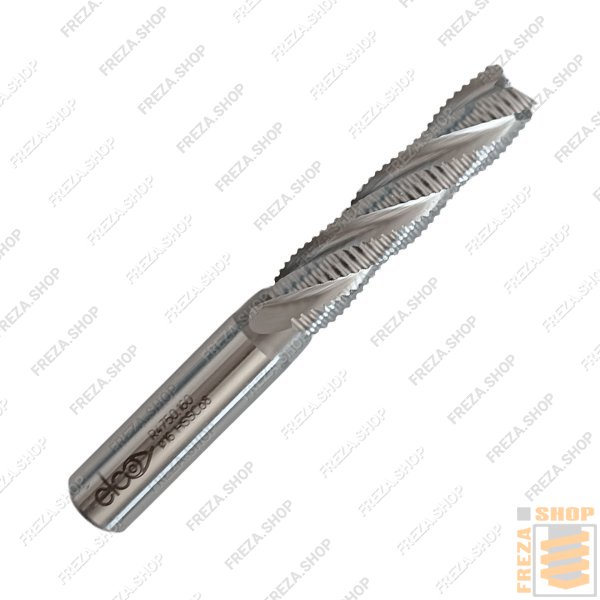 Фреза концевая HSS 16x63/75x123x16 z=4 Co8% h6 30° chip-breacker, Elco