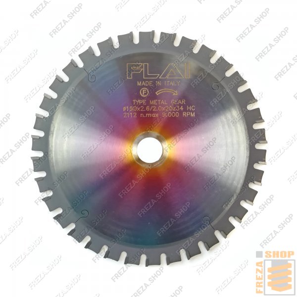 Диск по металлу MG 190x2,6/2,0x20 z=34 (FLAI, Италия)